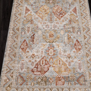 Ковер L0728A - LIGHT BLUE - Прямоугольник - коллекция MUMBAI