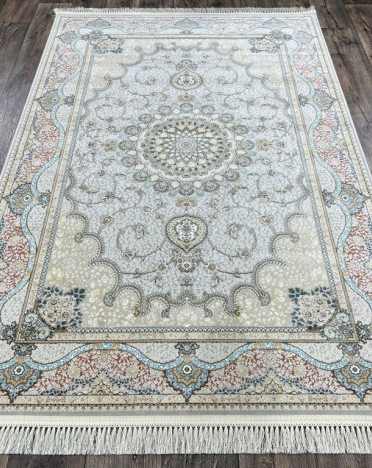 Ковер персидский 122 C FARSI 1200 (Акрил - Полиэстер, бежевый, серый)