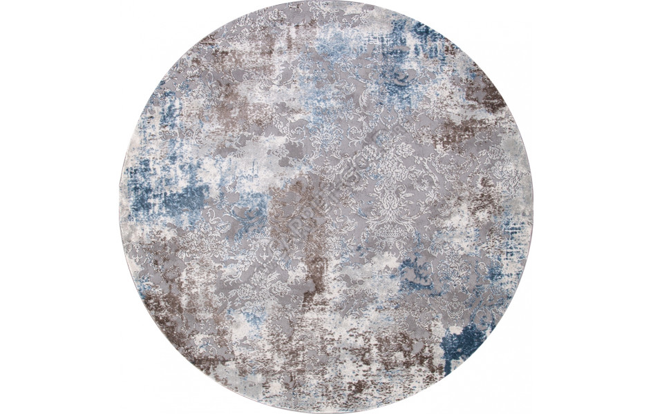 Ковер ARMINA 03853A - BLUE / BLUE Round