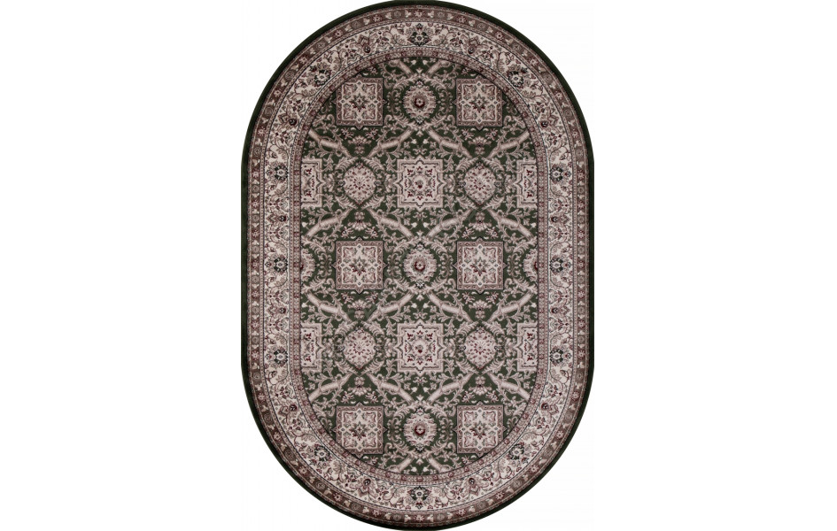 Ковер D868 - GREEN - Овал COLIZEY
