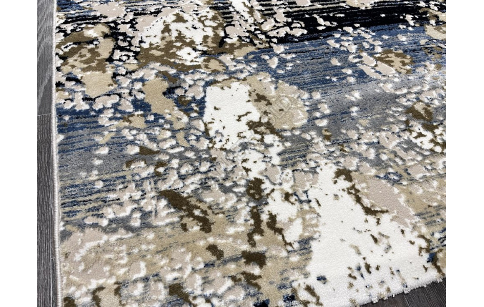 Турецкий ковер 40697C_MAVI / COKME BEYAZ