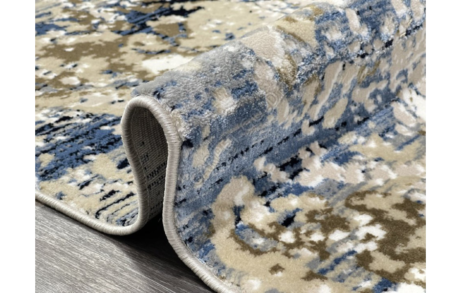 Турецкий ковер 40697C_MAVI / COKME BEYAZ