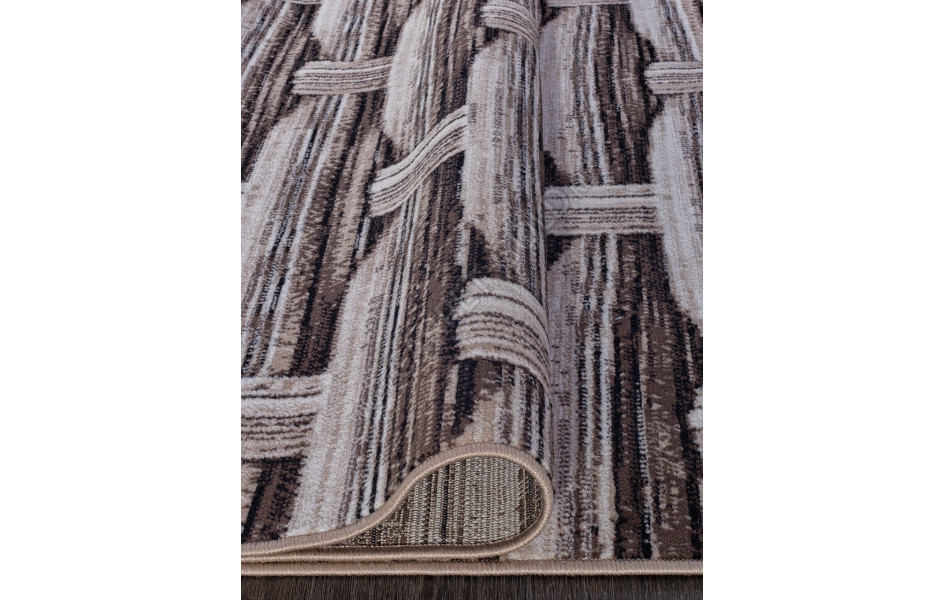 Ковер D720 - BEIGE-BROWN - Прямоугольник - коллекция SIERRA