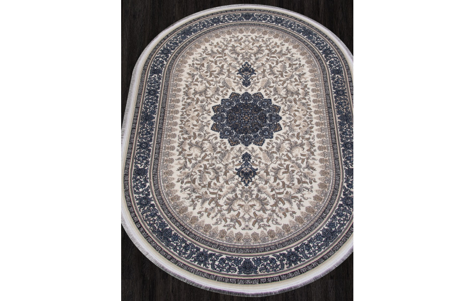 Ковер 752306 - 000 - Овал - коллекция KASHAN