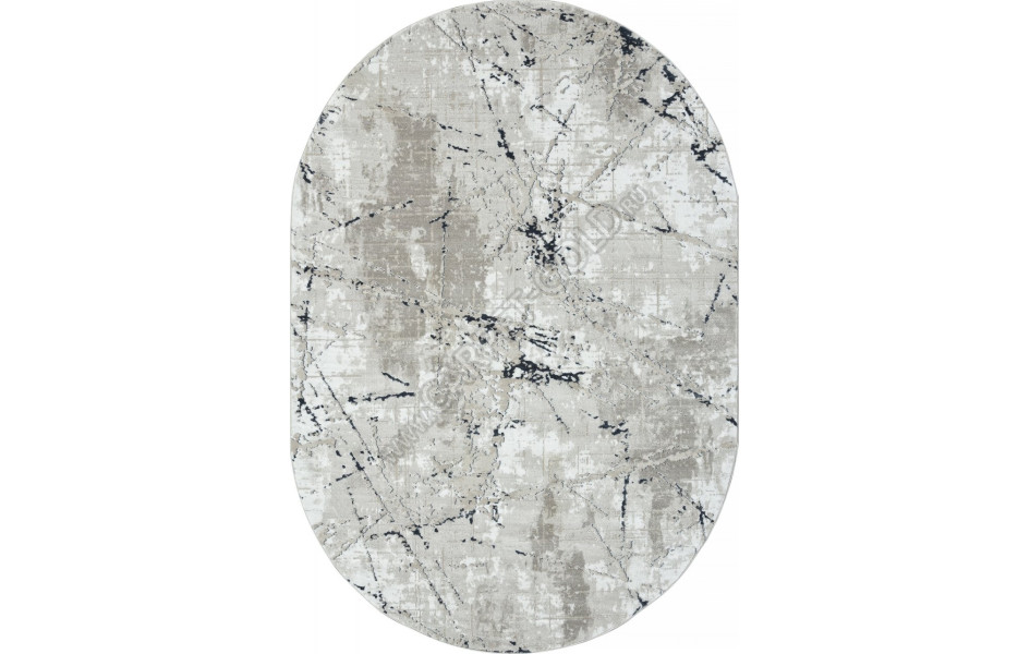 Ковер GL039D - BROWN / BROWN - Овал - коллекция NENSI