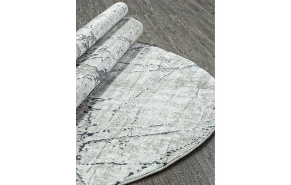 Ковер GL039D - BROWN / BROWN - Овал - коллекция NENSI