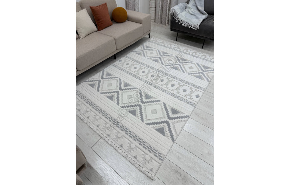 PL 273_CREAM GREY Поло