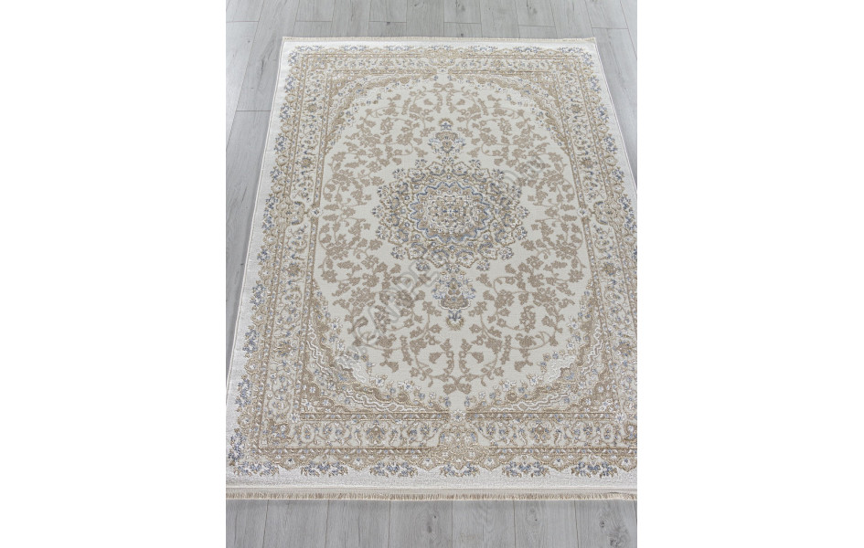 Ковер 27239A - CREAM / BLUE - Прямоугольник - коллекция MOSSO